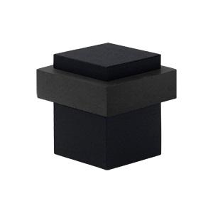 Deltana UFBS138 Square Universal Floor Bumper Paint Black (US19)