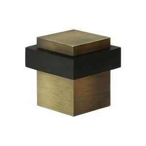 Deltana UFBS138 Square Universal Floor Bumper Antique Brass (US5)