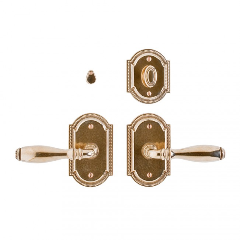 Rocky Mountain E005 Ellis Escutcheon with choice of Knob or Lever