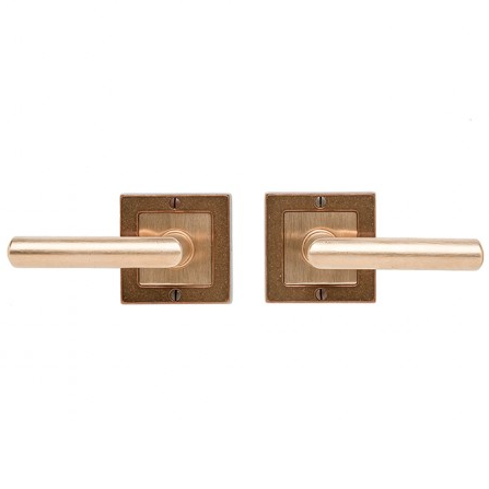 Rocky Mountain E103 Square Designer Escutcheon Basic Texture Inlay