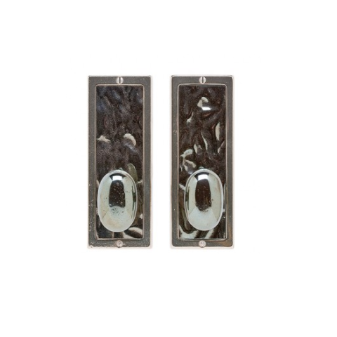 Rocky Mountain E110, E112, E113  3" x 8" Designer Escutcheon Tide Texture Inlay