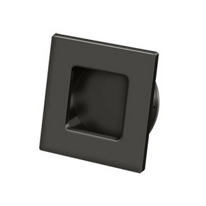 Deltana FPS234 Solid Brass Heavy Duty Square Flush Pull Oil rubbed Bronze
