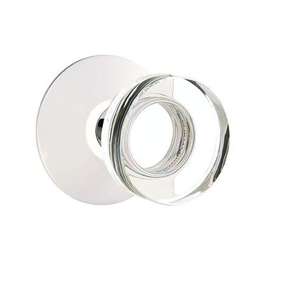 Emtek Modern Disc Crystal Door Knob Set