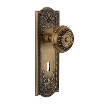 Nostalgic Warehouse Meadows Backplate Set with choice of Knob | Low ...