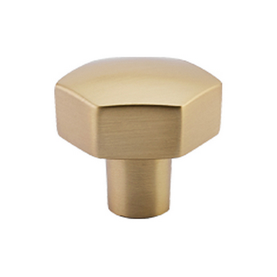 Emtek 864579,86458 Urban Modern Hex Knob Satin brass
