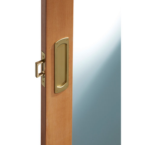 Baldwin Estate PD007.PASS Palo Alto Passage Sliding Pocket Door Set