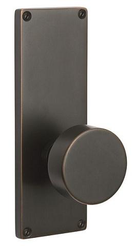 Emtek 8011, 8111, 8211 Modern 7-1/8" Non Keyed Sideplate with Round Knob