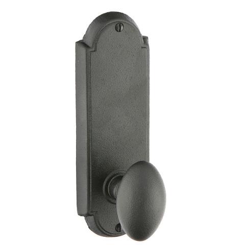 Emtek 7055, 7105, 7205 #5 Style Wrought Steel 7-1/8" Non Keyed Sideplate 