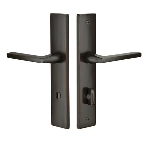 Emtek 8241 Modern Rectangular Style Stretto Narrow Trim Non Keyed Sideplate