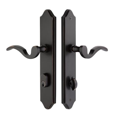 Emtek 7442 Concord Style Stretto Narrow Trim Keyed Sideplate