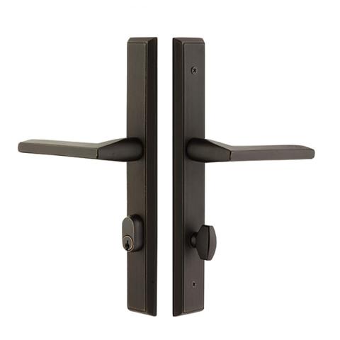 Emtek 5444 Sandcast Bronze Rectangular Style Stretto Medium Bronze Patina