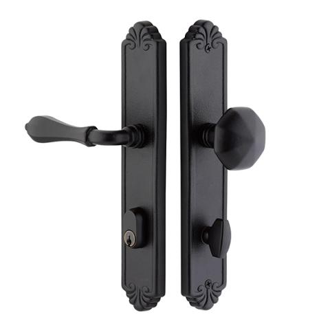 Emtek 6442 Tuscany Bronze Style Stretto Keyed Sideplate