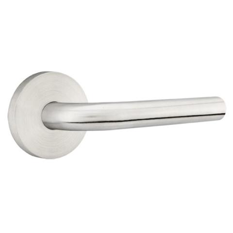 Emtek Stainless Steel Kiel Door Lever Set with Disk Rose Stainless Steel (SS)