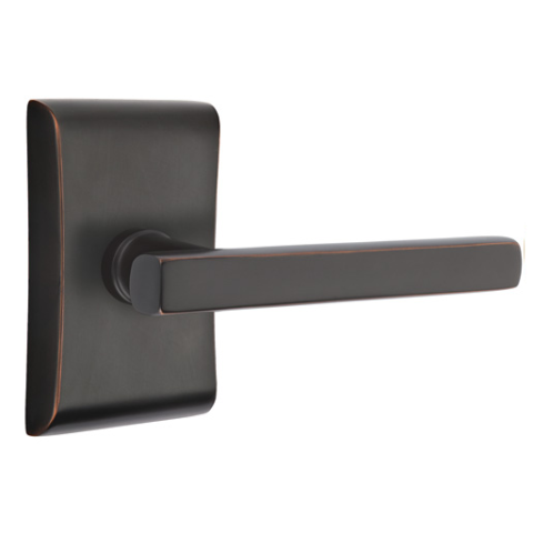 Emtek Urban Modern Freestone Lever Set with Neos Rose