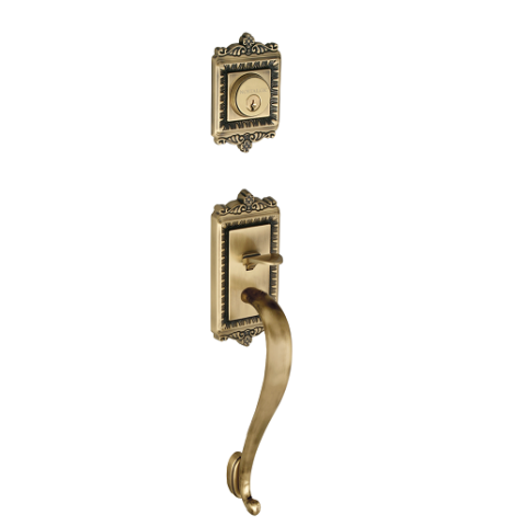 Nostalgic Warehouse EAD-SGR Egg and Dart Handleset with S Grip