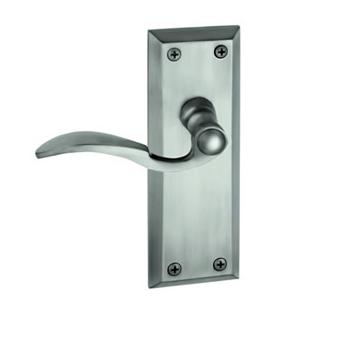Grandeur Fifth Avenue Backplate with Bellagio lever AP Antique Pewter