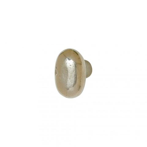 Rocky Mountain KB50 Small Potato Knob shown in White Bronze Light Patina