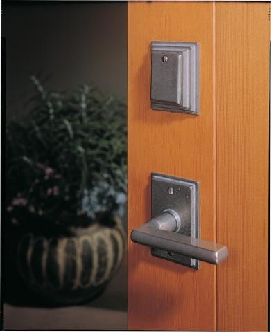 Rocky Mountain EB40 Stepped Escutcheon with choice of Knob or Lever from the Bui