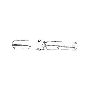 Baldwin Estate 0519-0525 Broached (split) Privacy Swivel Spindle 