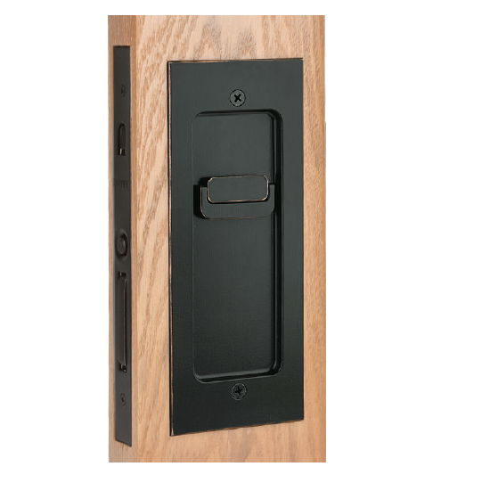 Emtek 2115 Modern Rectangular Privacy Pocket Door Mortise Lock