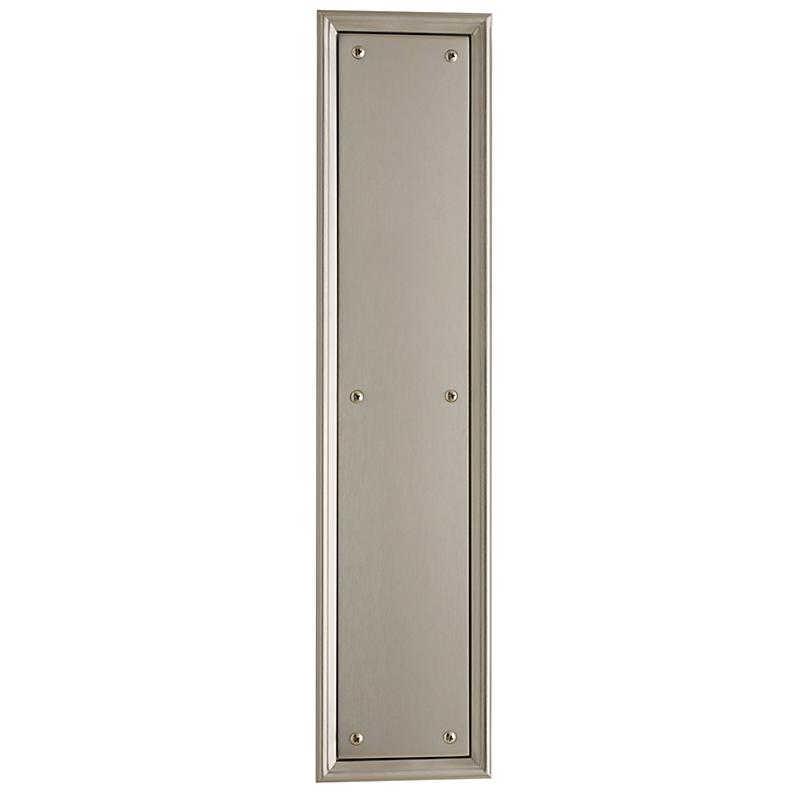 Baldwin Nashville Push Plate in Satin Nickel (15)