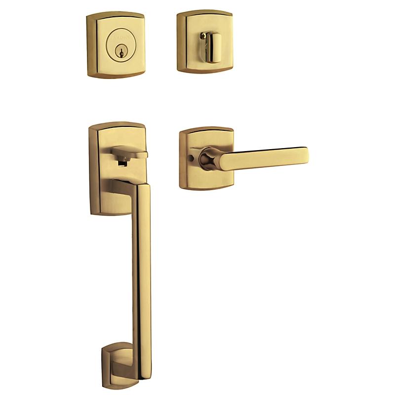 Baldwin Estate 85386 Soho Handleset Lifetime Polished Brass (003)