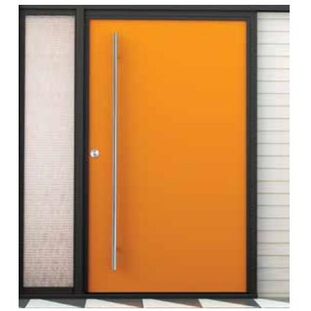 Emtek 24 Round Door Pull - Stainless Steel – Door&WindowHardware