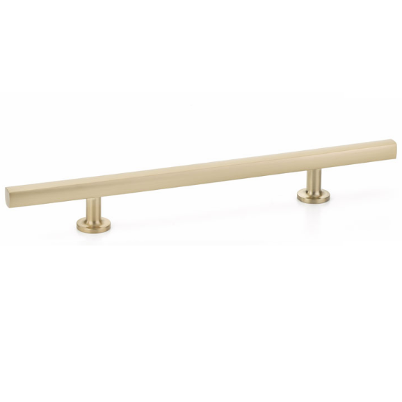 Emtek 86683 Urban Modern Freestone Extended Cabinet Pull Satin Brass