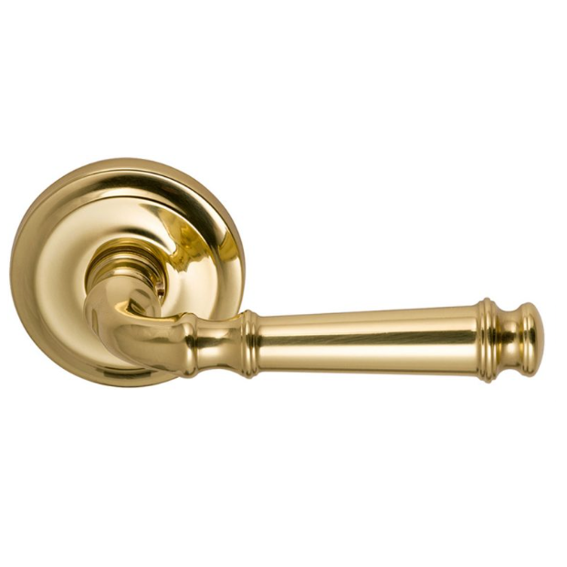 Omnia 904 Lever Latchset Unlacquered Brass (US3)