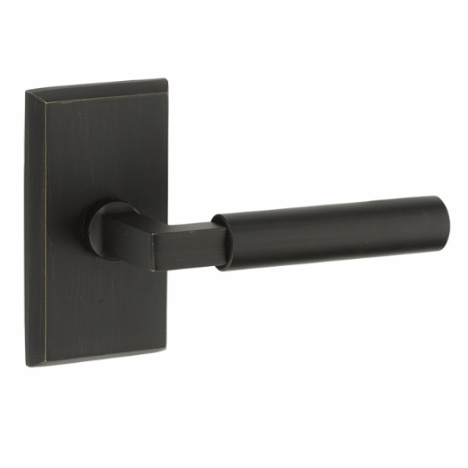 Emtek 7104BR Sandcast Bronze Bryce Door Lever Set Medium Bronze (MB)