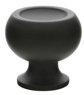 Emtek Atomic Cabinet Knob Flat Black (US19)