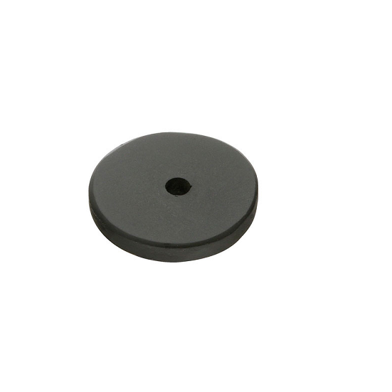 Emtek 86341 Sandcast Bronze Round Backplate Flat Black Patina (FB)