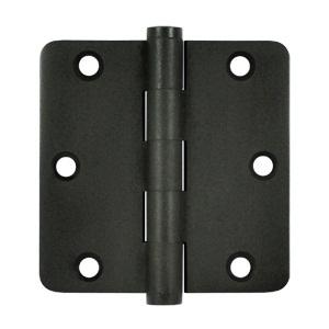 Deltana 3 1/2" x 3 1/2" Radius Corner Residential Solid Brass DSB35R5R/DSB35R4R
