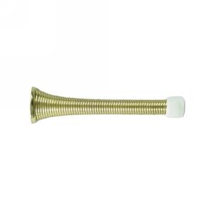 Deltana SDS375 3-3/4" Heavy Duty Steel Spring Baseboard Door Bumpe