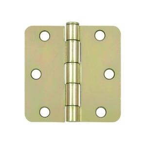 Deltana 3" x 3" Radius Corner Residential Steel Hinges S33R4