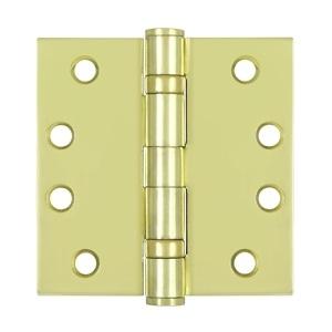 Deltana 4" x 4" Square Corner Ball Bearing Heavy Duty Steel Hinges S44HDBB
