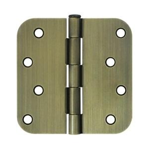 Deltana 4" x 4" Radius Corner Residential Steel Hinges 