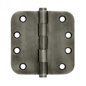 Deltana 4" x 4" Radius Corner (5/8") Solid Brass Hinges DSB4R5