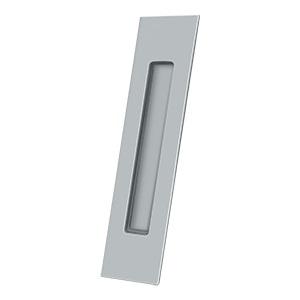 Deltana FP10225 Solid Brass Rectangular HD Flush Pull Brushed Chrome (US26D)