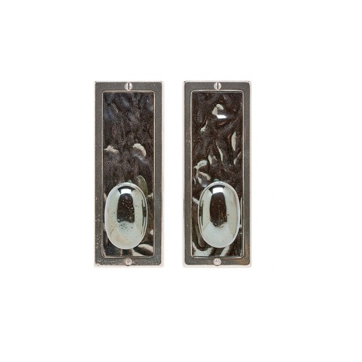 Rocky Mountain E110, E112, E113  3" x 8" Designer Escutcheon Tide Texture Inlay