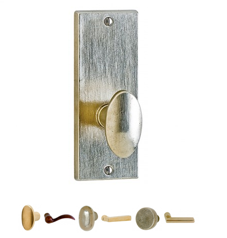 Rocky Mountain EB25 Escutcheon shown with the KB40 Small Squash Knob