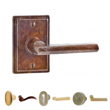Rocky Mountain EB40 Stepped Escutcheon with choice of Knob or Lever from the Bui