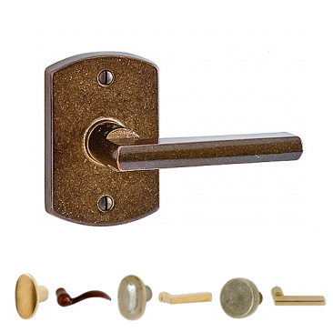 Rocky Mountain EB80 Curved Escutcheon shown with Small Olympus Lever
