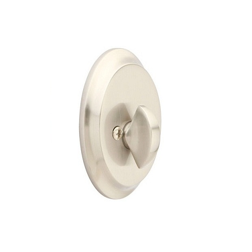 Emtek 8558 Saratoga Style Single Sided Deadbolt Satin Nickel (US15)