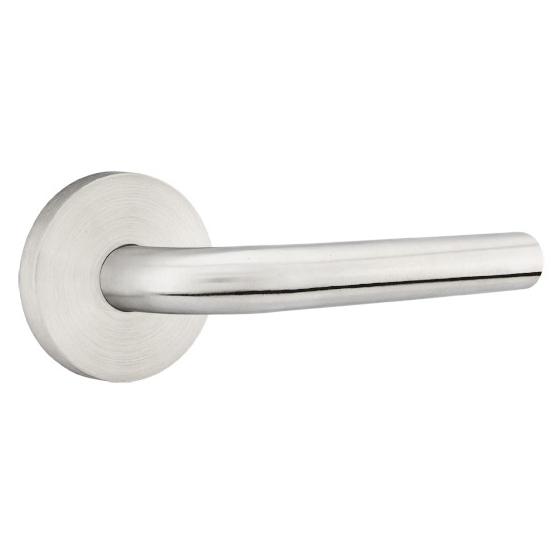 Emtek Stainless Steel Kiel Door Lever Set with Disk Rose Stainless Steel (SS)