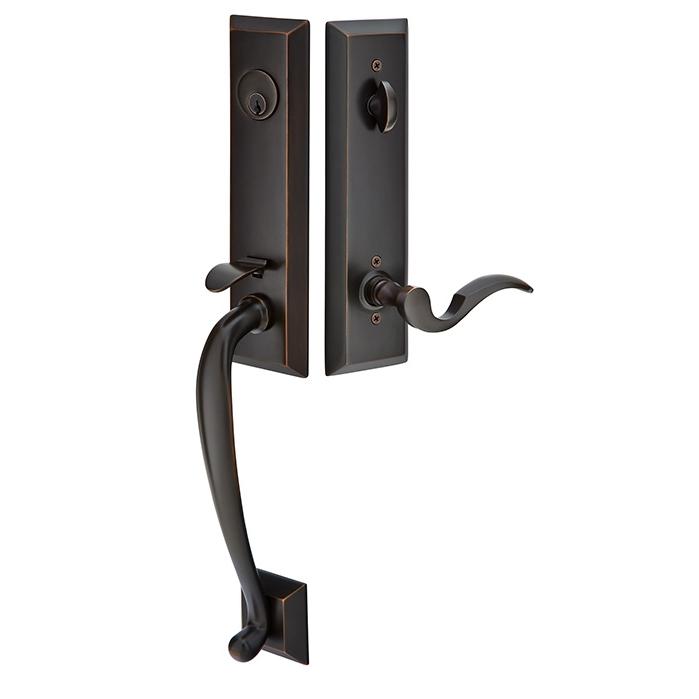 Emtek Transitional Heritage Monolithic Handleset