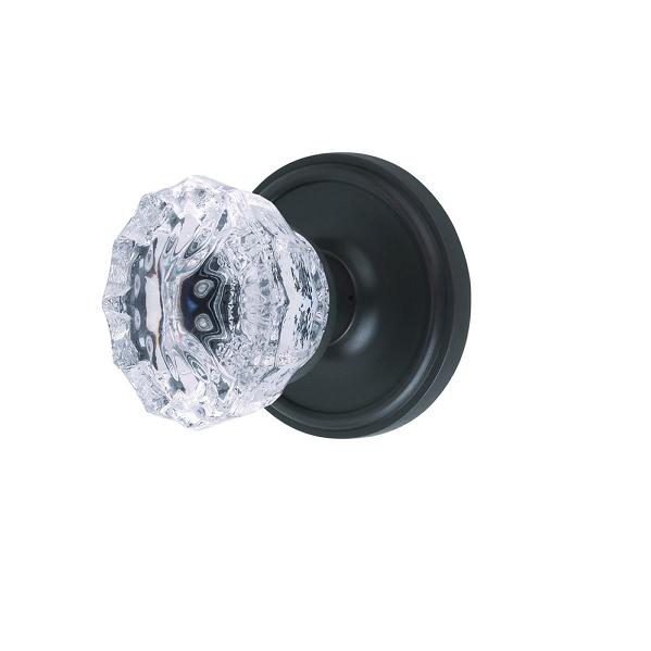 Nostalgic Warehouse Crystal Knob with Rope Rose Oil Rubbed Bronze