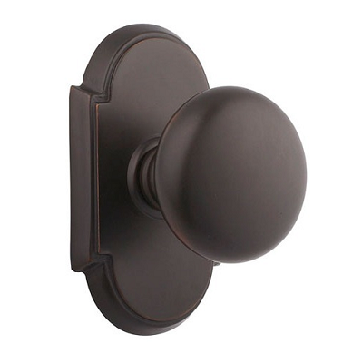 Emtek Providence Door Knob with #8 Rose Oil Rubbed Bronze (US10B)