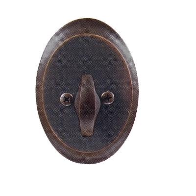 Emtek 8458 Saratoga Single Cylinder Deadbolt Oil Rubbed Bronze (US10B)